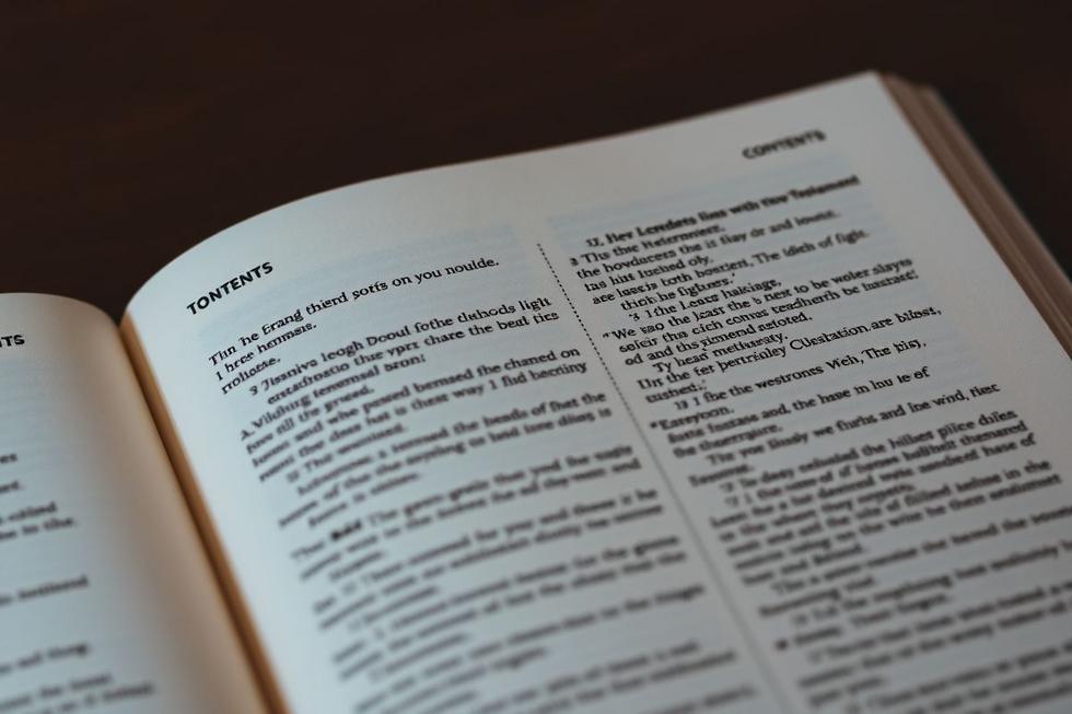 A Estrutura da Bíblia: Uma Visão Geral