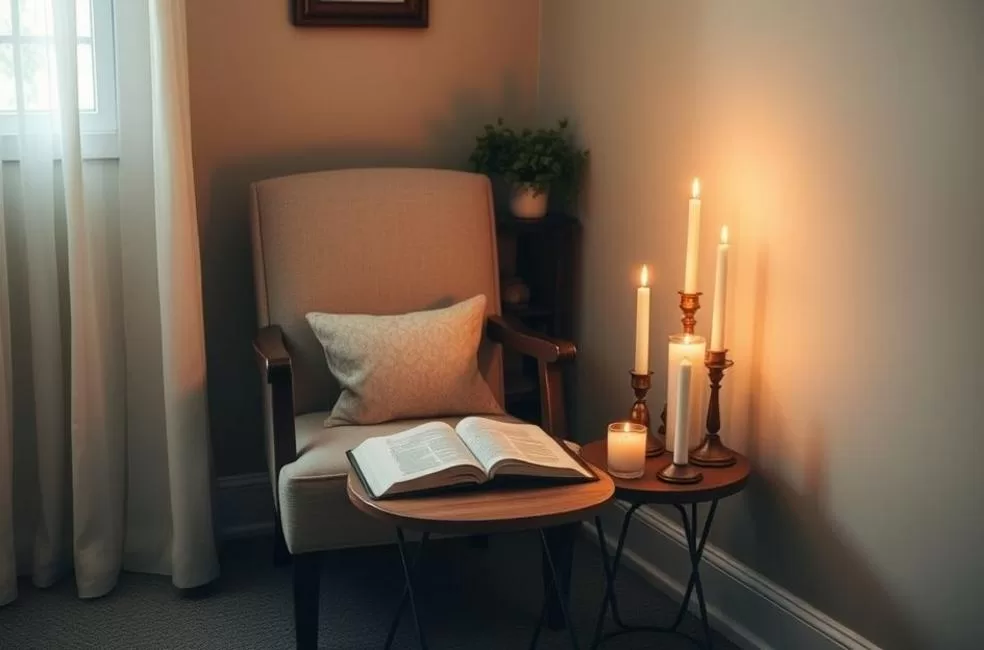 Criando um Espaço Sagrado para Seus Devocionais