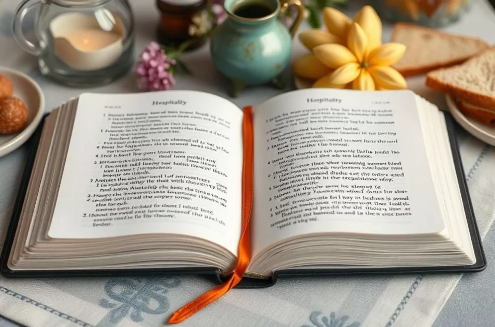 Princípios da Hospitalidade Cristã na Bíblia